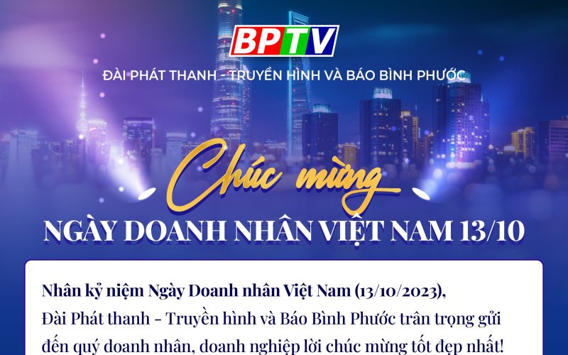 Chúc mừng Ngày Doanh nhân Việt Nam (13-10-2023) 