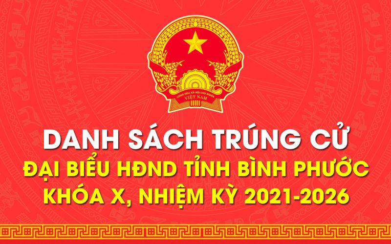 Danh sách trúng cử đại biểu Hội đồng nhân dân tỉnh khóa X, nhiệm kỳ 2021-2026