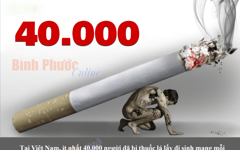 40.000 người Việt tử vong mỗi năm vì thuốc lá