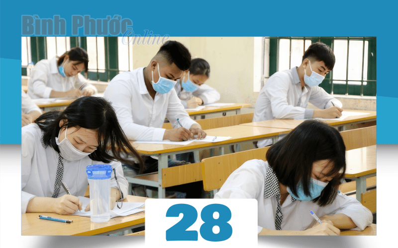 Kỳ thi tốt nghiệp THPT 2023: Bình Phước có 28 điểm thi