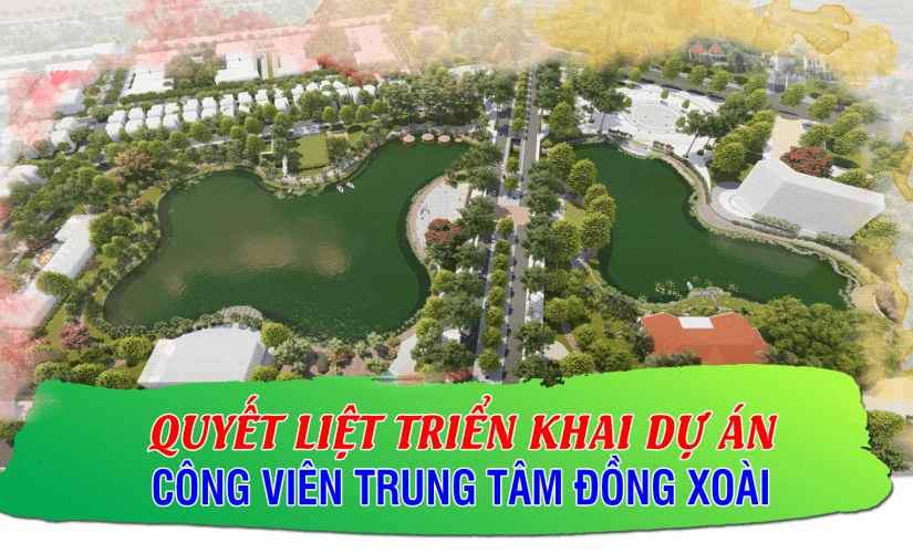 Quyết liệt triển khai dự án Công viên trung tâm Đồng Xoài