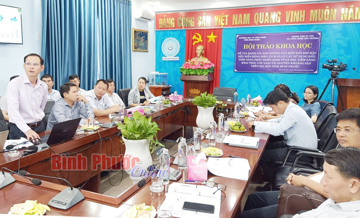 Bình Phước đang chịu ảnh hưởng trực tiếp của biến đổi khí hậu