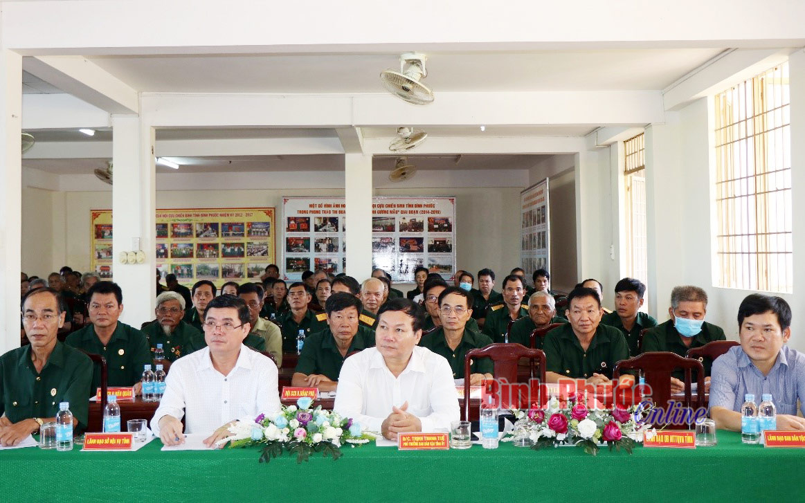 Họp mặt hội viên CCB dân tộc thiểu số tiêu biểu 