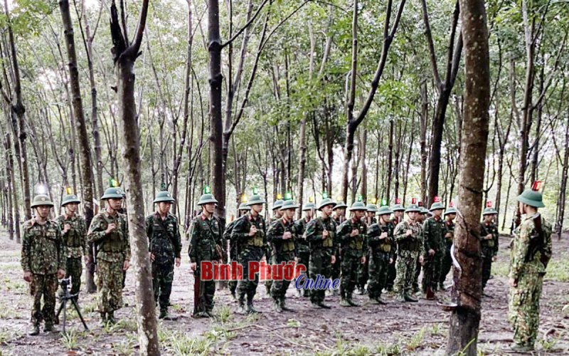 Ban CHQS Lộc Ninh: Đổi mới, nâng cao chất lượng huấn luyện