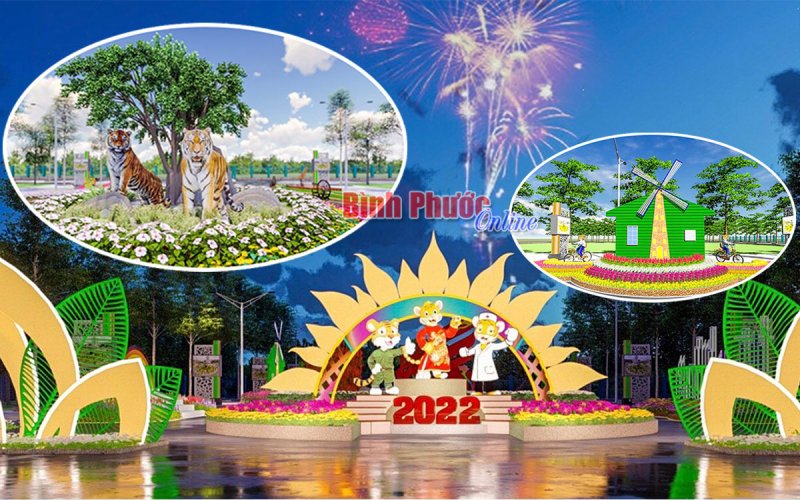 Đồng Xo&agrave;i xem x&eacute;t phương &aacute;n thiết kế đường hoa xu&acirc;n Nh&acirc;m Dần 2022