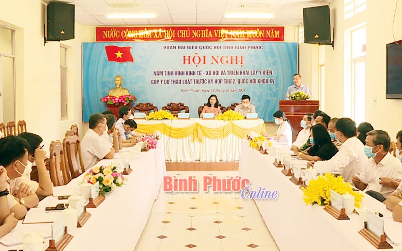 Lấy ý kiến góp ý dự thảo luật trước kỳ họp thứ 2, Quốc hội khóa XV  