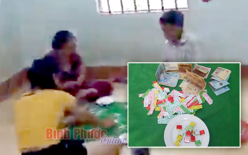 Phá tụ điểm đánh bạc trong ngôi nhà bỏ hoang