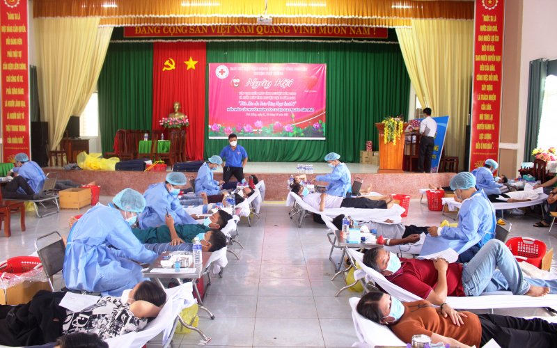 Phú Riềng thu 590 đơn vị máu tình nguyện đợt 2