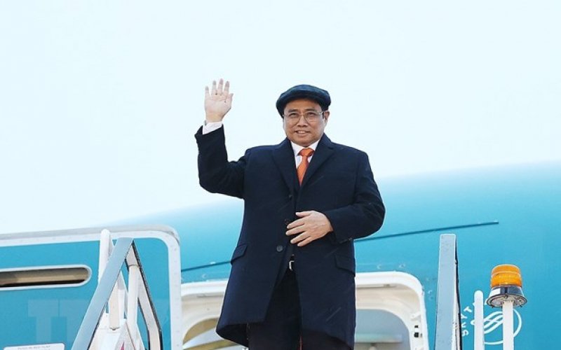 Thủ tướng bắt đầu tham dự Hội nghị COP26, thăm làm việc tại Anh