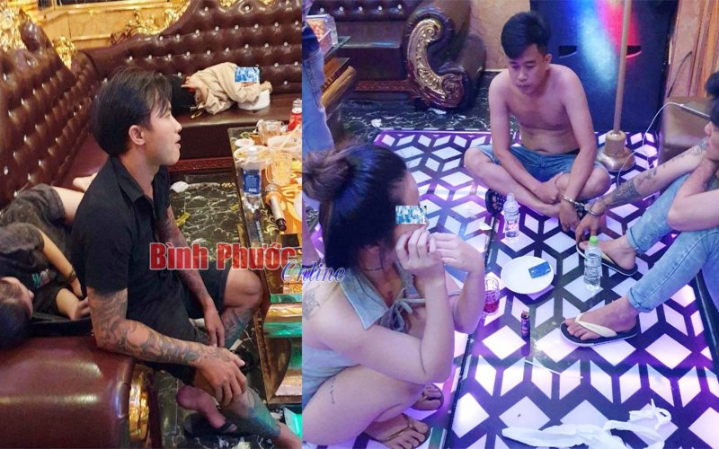 Bình Phước: Tạm giữ nhóm đối tượng sử dụng ma túy trong phòng karaoke