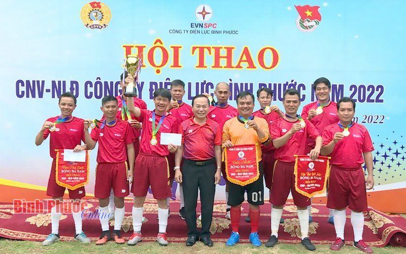 Bế mạc hội thao Công ty Điện lực Bình Phước năm 2022