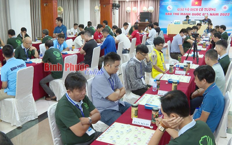 Bình Phước khai mạc Giải vô địch Cờ tướng đấu thủ mạnh quốc gia năm 2022