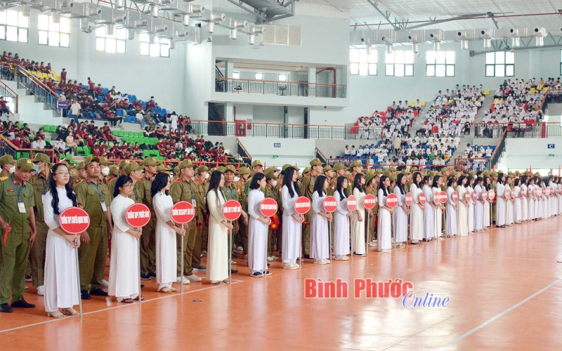 Bình Phước: Khai mạc hội thao giáo dục quốc phòng và an ninh học sinh THPT