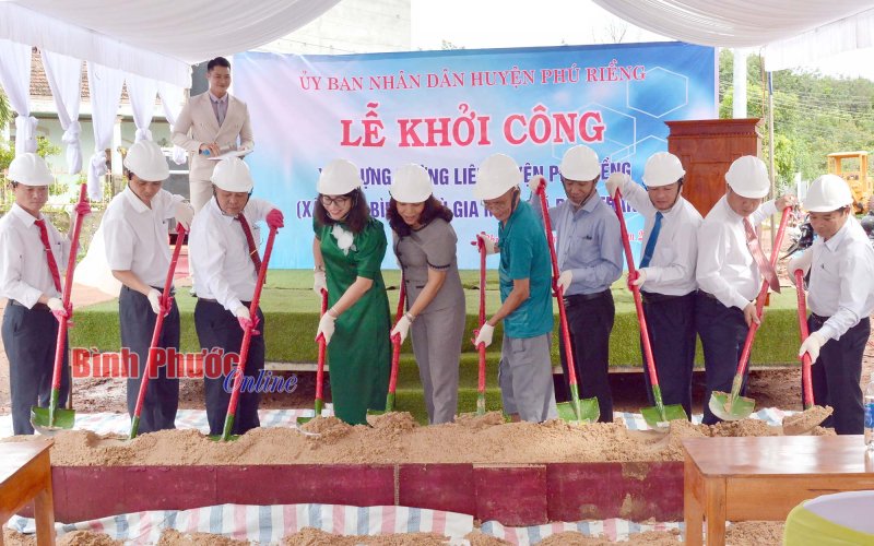 Bình Phước: Khởi công xây dựng đường liên huyện Phú Riềng - Bù Gia Mập