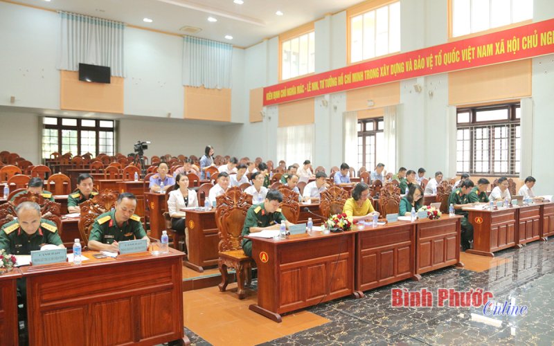 Bình Phước lấy ý kiến đóng góp dự thảo Luật Phòng thủ dân sự