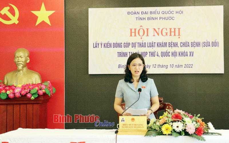 Bình Phước: Nhiều ý kiến chuyên sâu đóng góp cho dự thảo Luật Khám bệnh, chữa bệnh