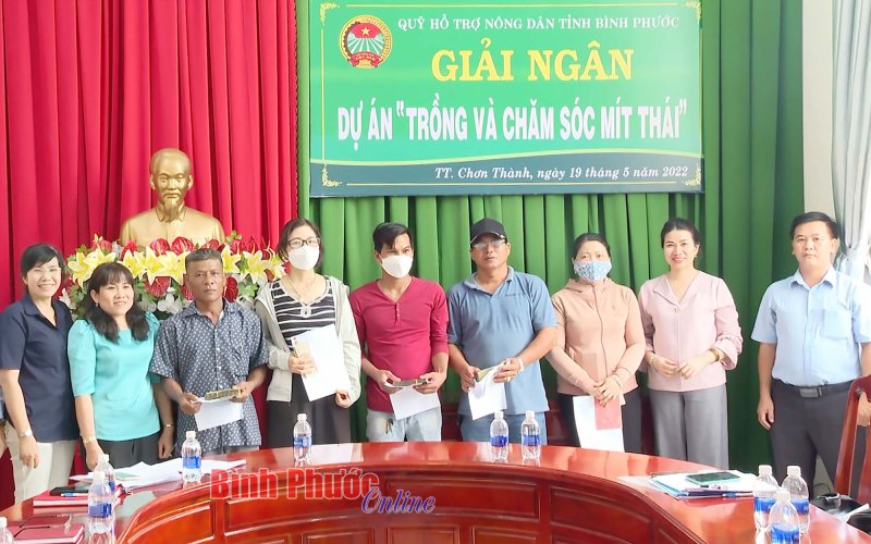 Bình Phước: Quỹ hỗ trợ nông dân giải ngân 9,55 tỷ đồng cho 20 dự án