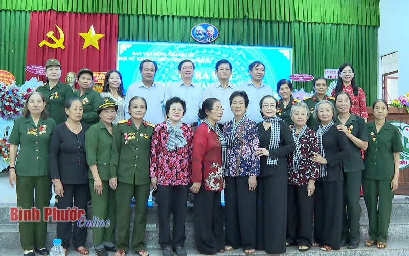 Bình Phước ra mắt Hội Nữ kháng chiến 