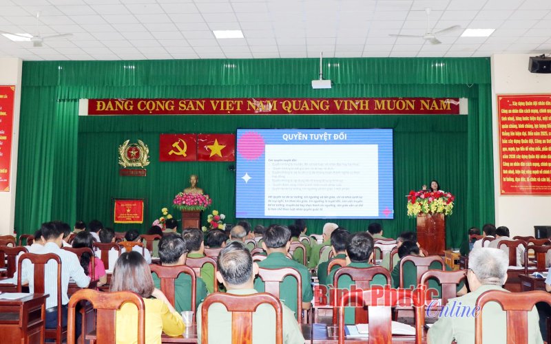 Bình Phước tập huấn công tác nhân quyền năm 2022