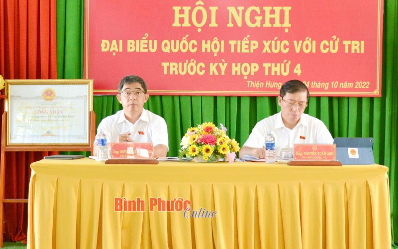 Các vấn đề dân sinh thu hút sự quan tâm của cử tri Bù Đốp