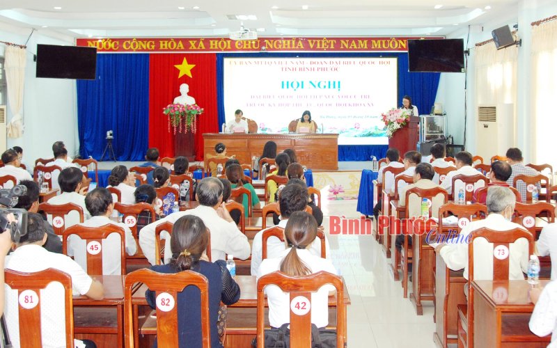 Cử tri Bù Đăng kiến nghị nhiều vấn đề liên quan đến đất đai