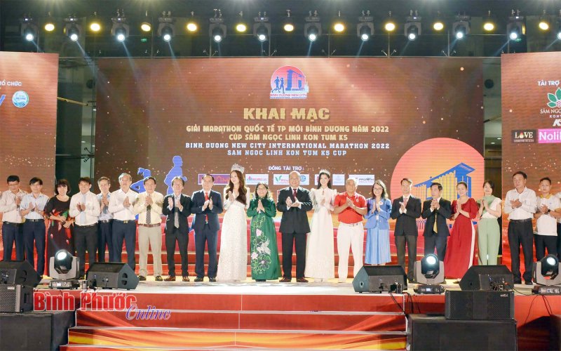 Khai mạc giải Marathon quốc tế thành phố mới Bình Dương năm 2022