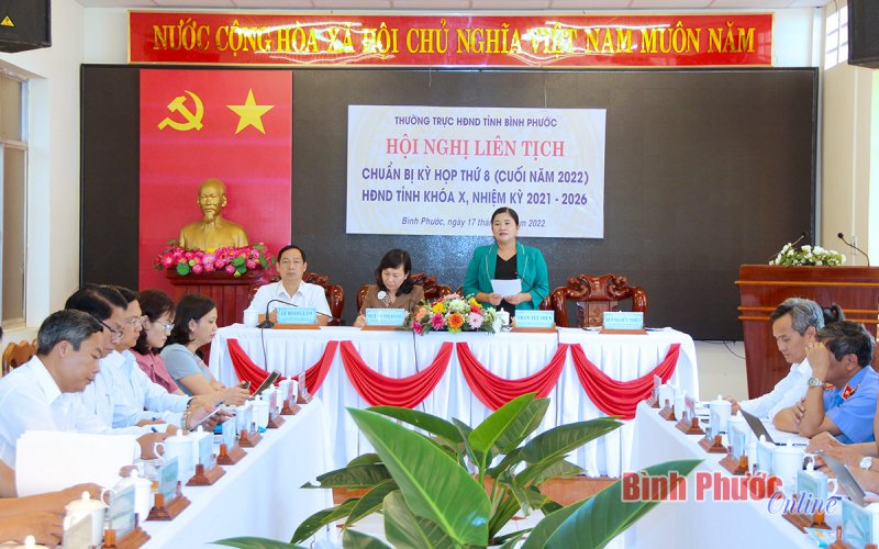 Kỳ họp thứ 8 HĐND tỉnh Bình Phước khóa X dự kiến thông qua 16 tờ trình, dự thảo nghị quyết