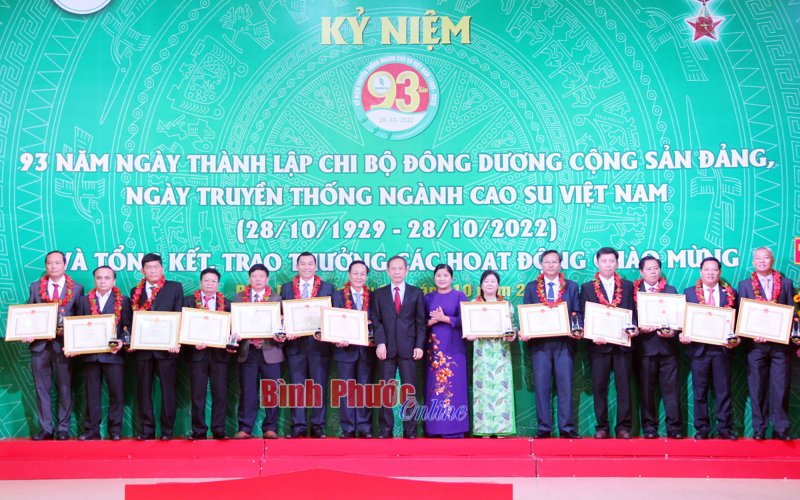 Kỷ niệm 93 năm ngày truyền thống ngành cao su Việt Nam