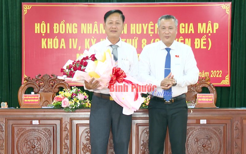 Ông Đoàn Văn Thảo được bầu giữ chức Chủ tịch UBND huyện Bù Gia Mập