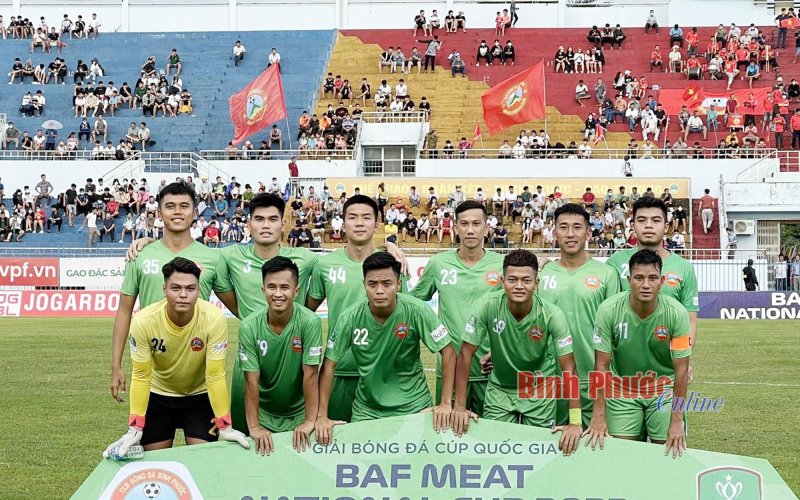 Thắng đậm Phù Đổng, CLB bóng đá Bình Phước “sáng cửa” trụ hạng