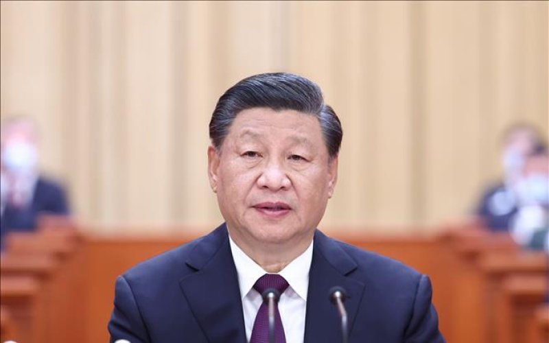 Tổng Bí thư Nguyễn Phú Trọng gửi điện chúc mừng Tổng Bí thư Trung Quốc Tập Cận Bình tái cử