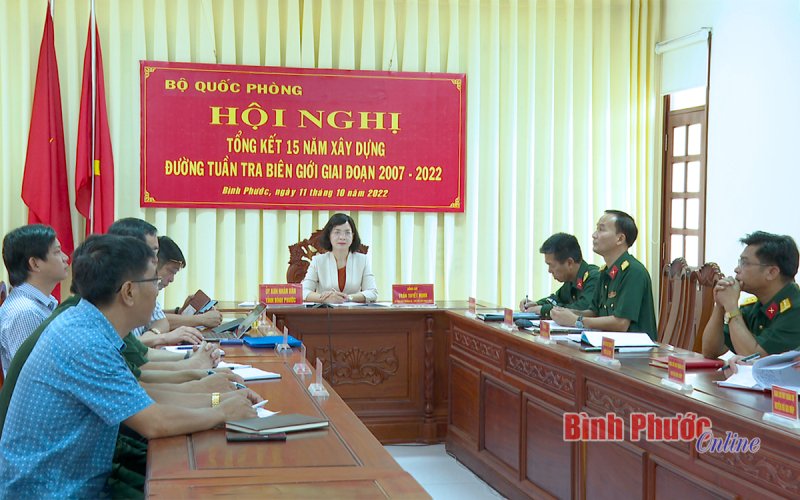 Tổng kết 15 năm xây dựng đường tuần tra biên giới