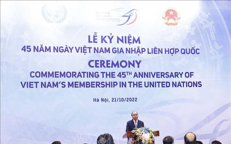 Trang trọng Lễ kỷ niệm 45 năm Việt Nam gia nhập Liên hợp quốc