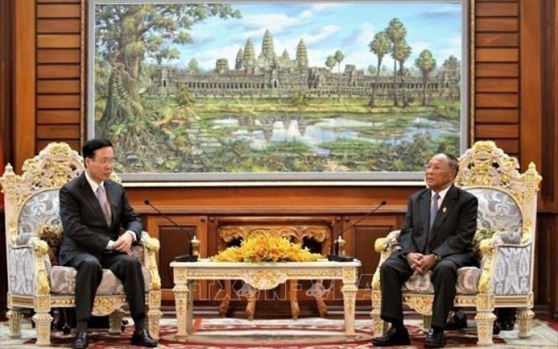 Truyền thông Campuchia đánh giá cao ý nghĩa chuyến thăm của Thường trực Ban Bí thư Võ Văn Thưởng