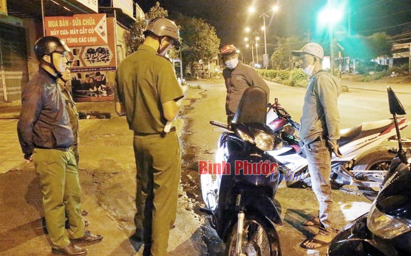 Xuyên đêm tuần tra đảm bảo an ninh trật tự