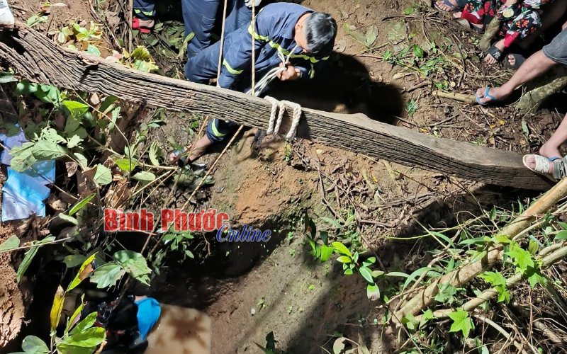 Bình Phước: Phát hiện thi thể người đàn ông dưới giếng