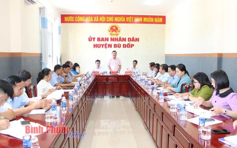 Ban Văn hóa - xã hội, HĐND tỉnh giám sát tại huyện Bù Đốp