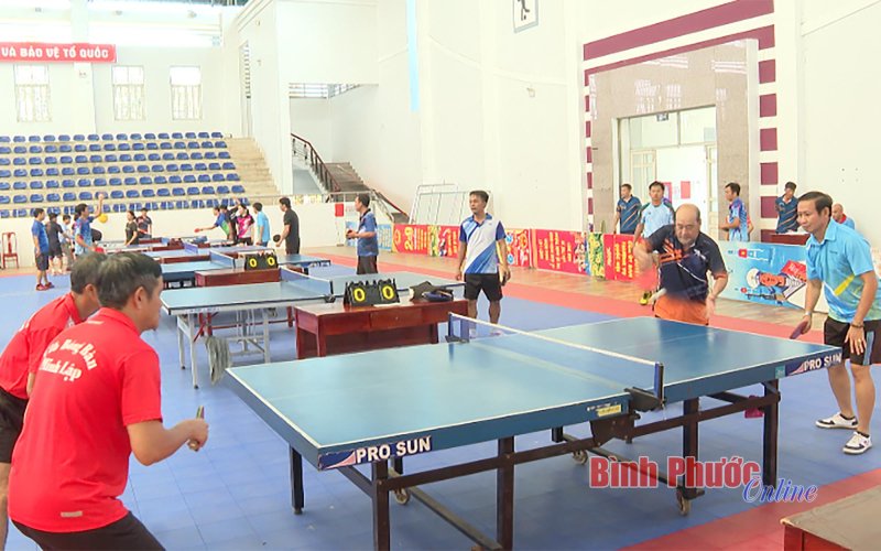 Chơn Thành: Khai mạc giải bóng bàn (mở rộng) năm 2023