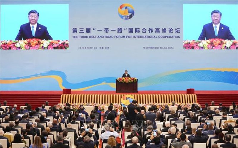 Chủ tịch nước dự Lễ khai mạc Diễn đàn cấp cao Vành đai và Con đường