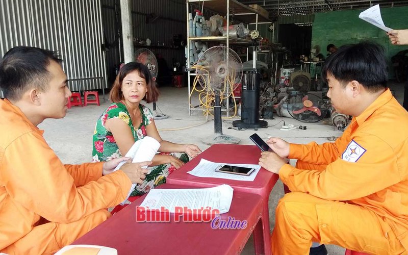 Công ty Điện lực Bình Phước thay đổi lịch ghi chỉ số công tơ điện tử