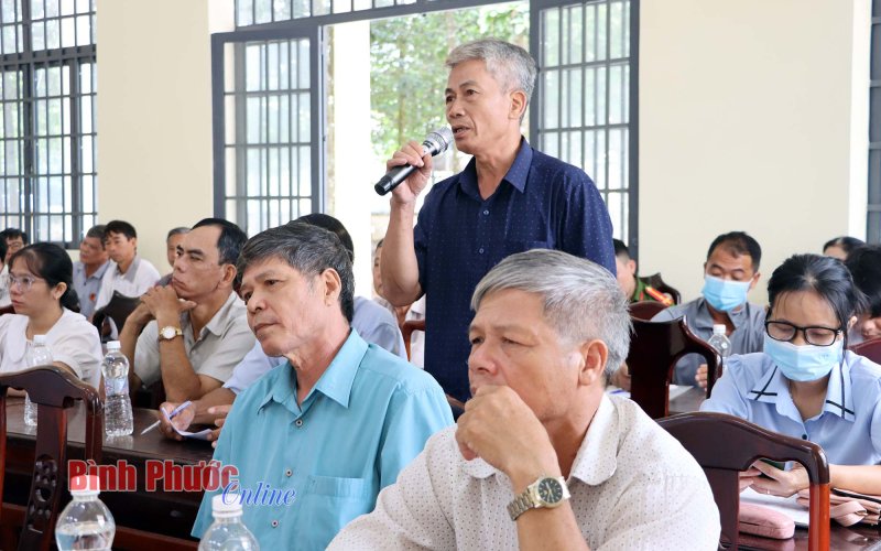 Cử tri Hớn Quản quan ngại về các dự án treo nhiều năm