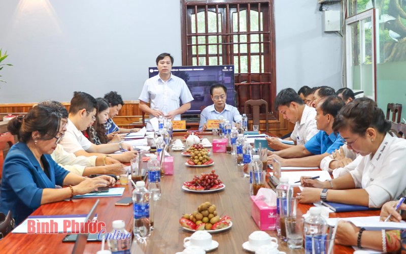 Đoàn công tác của Ban Tuyên giáo Trung ương làm việc tại Bình Phước