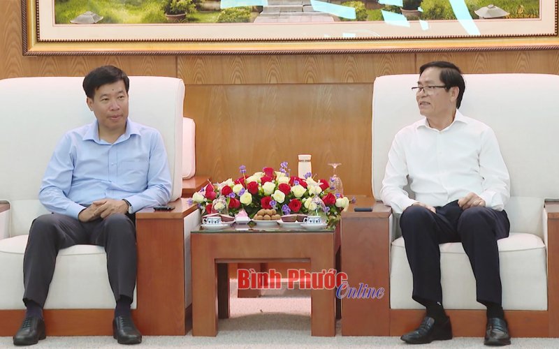 Đoàn lãnh đạo tỉnh Bình Phước thăm và làm việc tại tỉnh Bà Rịa - Vũng Tàu