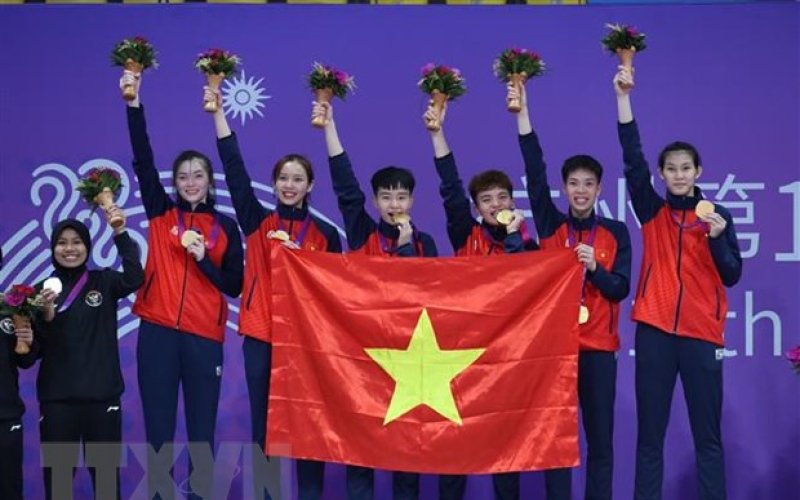 Đoàn Việt Nam hoàn thành chỉ tiêu huy chương Vàng tại ASIAD 2023