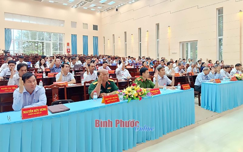 Đồng Phú đánh giá thực hiện nhiệm vụ 9 tháng đầu năm 2023