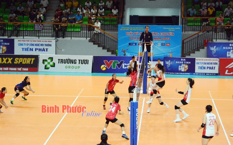 Giải vô địch bóng chuyền U23 quốc gia: Chiến thắng thuộc về đội mạnh