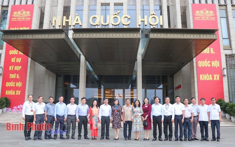 HĐND tỉnh Bình Phước dự thính Kỳ họp thứ 6, Quốc hội khóa XV
