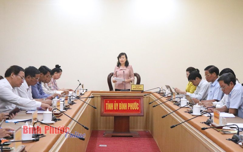 Bình Phước: Tiếp tục phối hợp tháo gỡ khó khăn vướng mắc, hoàn thành tốt nhiệm vụ năm 2023