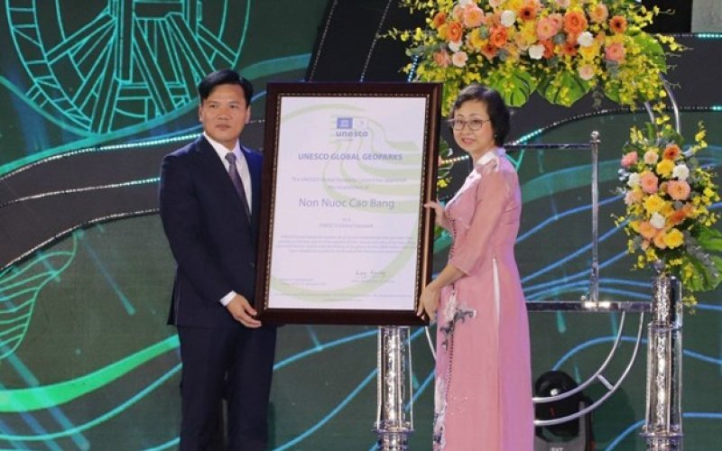 Non nước Cao Bằng được chứng nhận C&ocirc;ng vi&ecirc;n Địa chất To&agrave;n cầu UNESCO