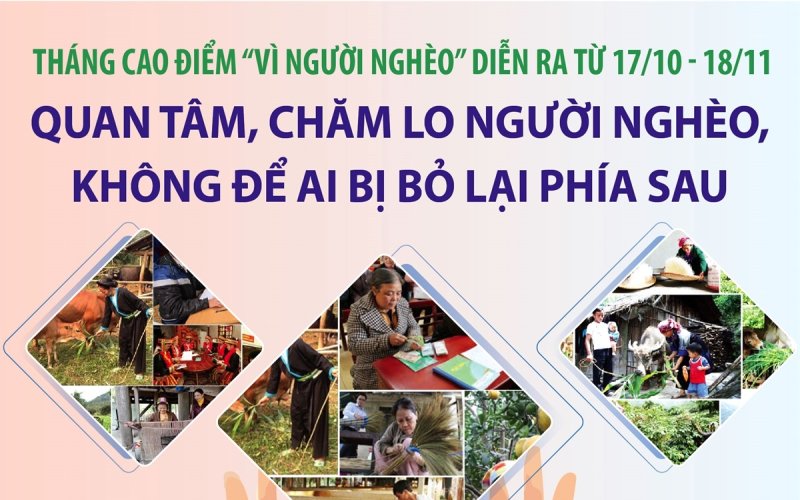 Quan tâm, chăm lo cho người nghèo, không để ai bị bỏ lại phía sau